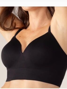 Shapermint Truekind® Supportive Comfort Wireless Shaping Bra Sz 2XL Black